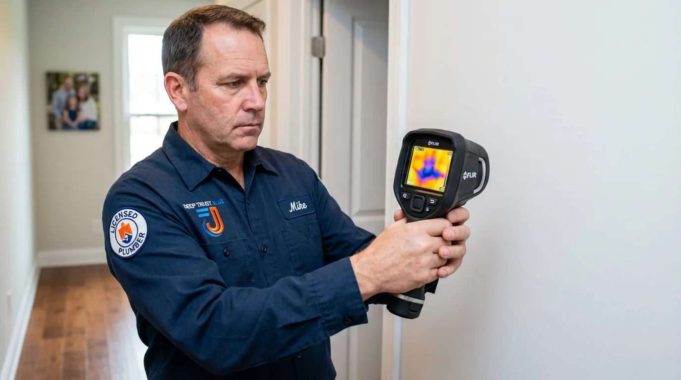 Thermal imaging leak detection by Johns Plumbing LLC in Phillipsburg